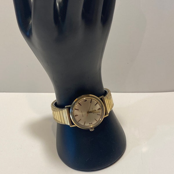 Vintage Hamilton Wrist Watch, 10K RGP, Works Great, Automatic, Beautiful Watch, Stretch Band