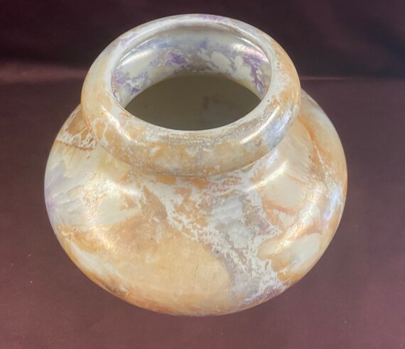 Vintage Arabia Finland Pottery Vase: Marble Luster AAA, 1928-1932
