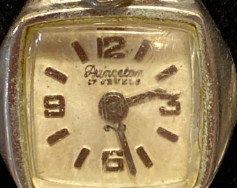 Vintage Princeton Ladies Wrist Watch, 17 Jewels, Works Great