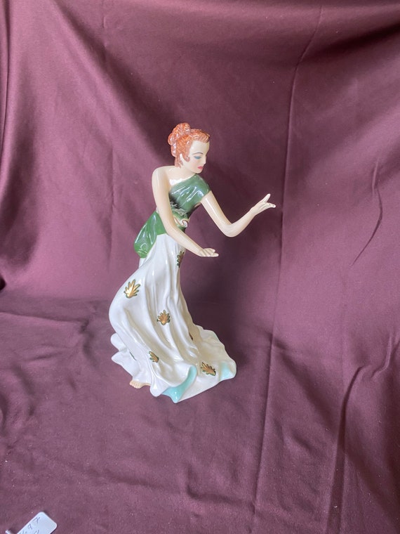 Rare Marked Goldcrest Ceramics Corporation Grecian Dancer Etsy
