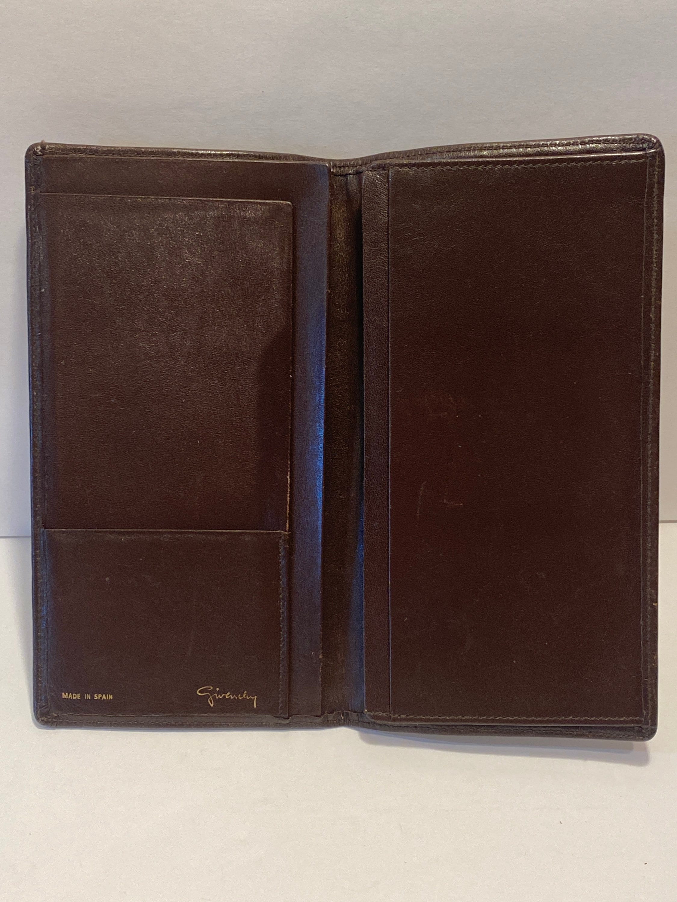Vintage Givenchy Logo Checkbook Wallet: Leather & Canvas - Etsy