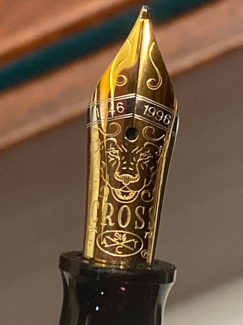Vintage Cross Sterling Silver Fountain Pen Limited Edition Etsy