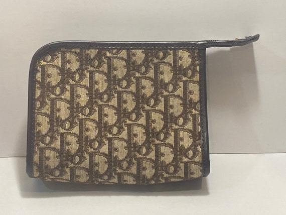 Vintage Christian Dior Cosmetic Bag Pouch Clutch or Purse 