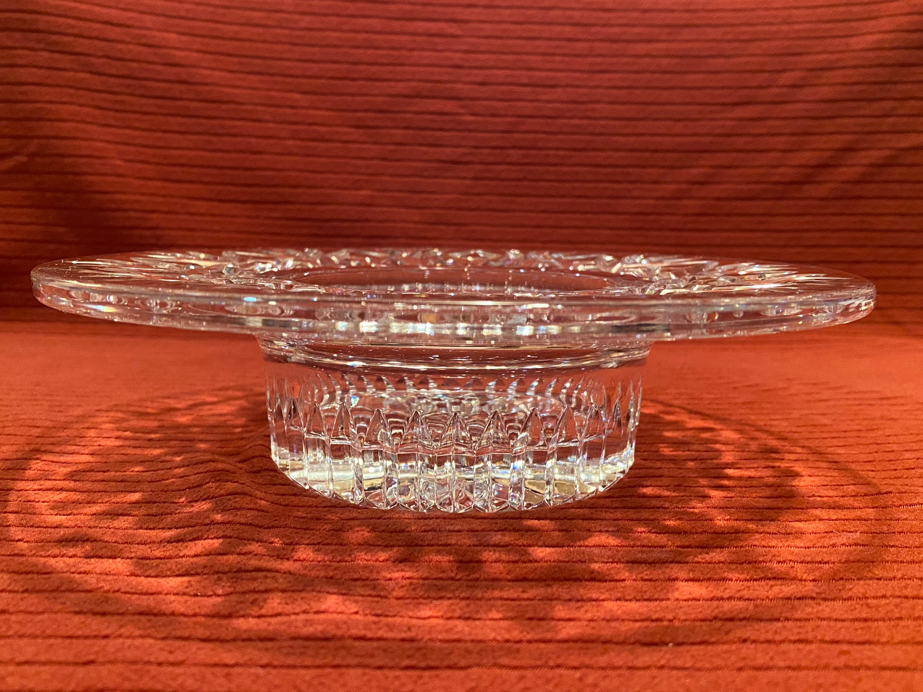 Vintage Marked Waterford Crystal Bethany Pillar Candle Holder Etsy