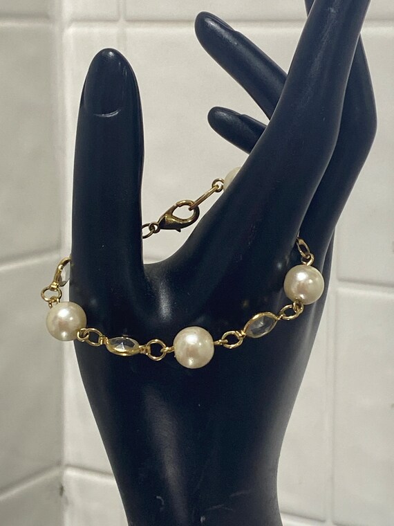 Gorgeous Estate Bracelet, Pearls and Glass Beads … - image 9