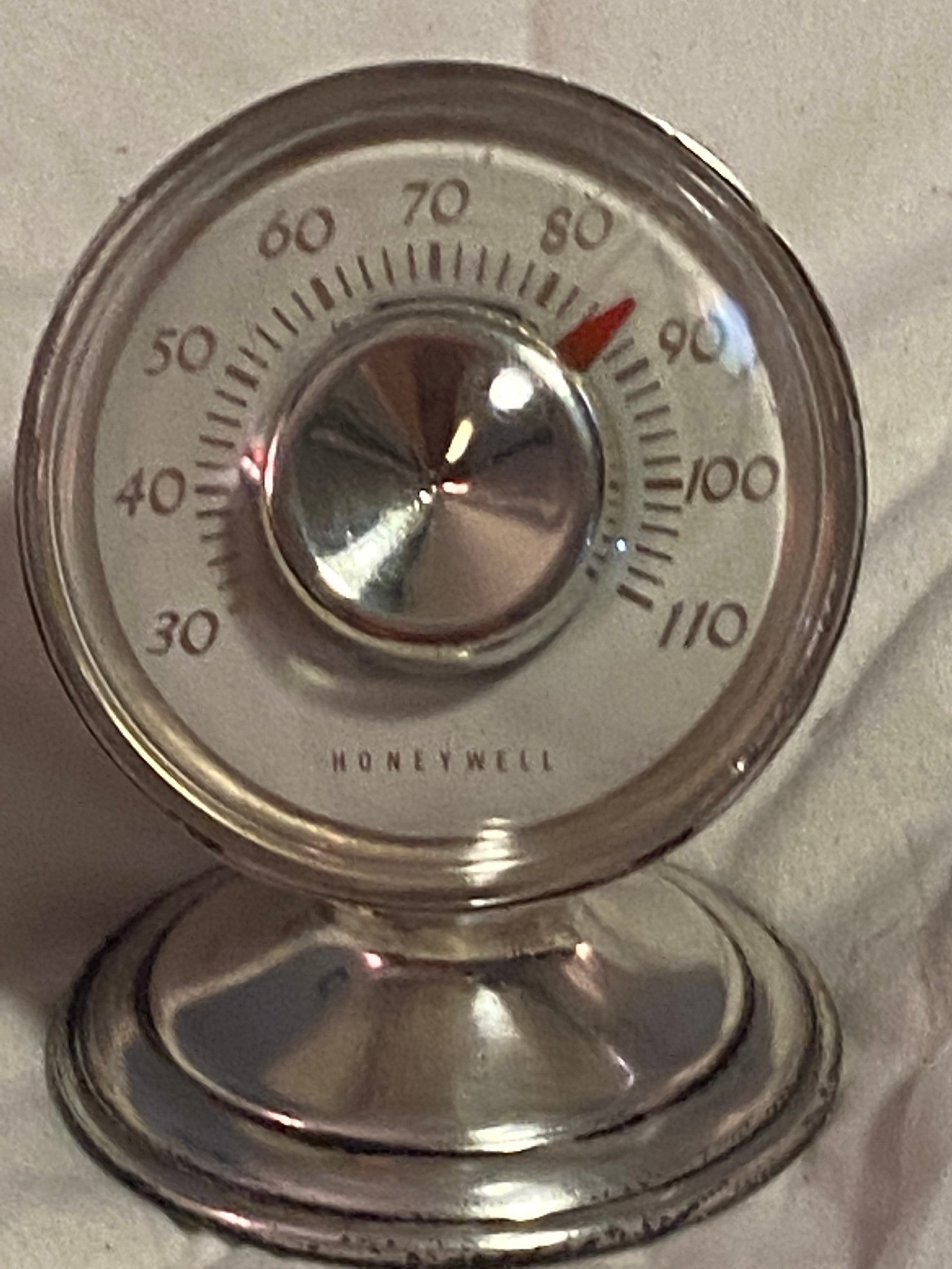 United Airlines Desk Thermometer by Honeywell - Vintage