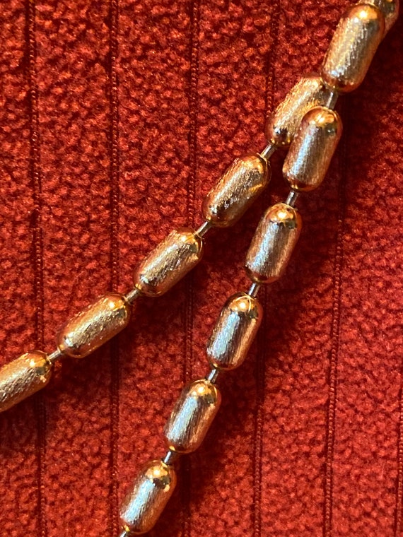 Vintage Gorgeous Napier Gold Tone Beaded Necklace… - image 3