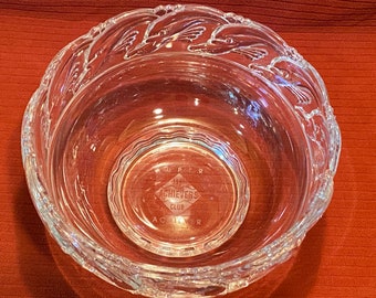 Vintage Tiffany & Co Gorgeous Crystal Glass Bowl, Swimming