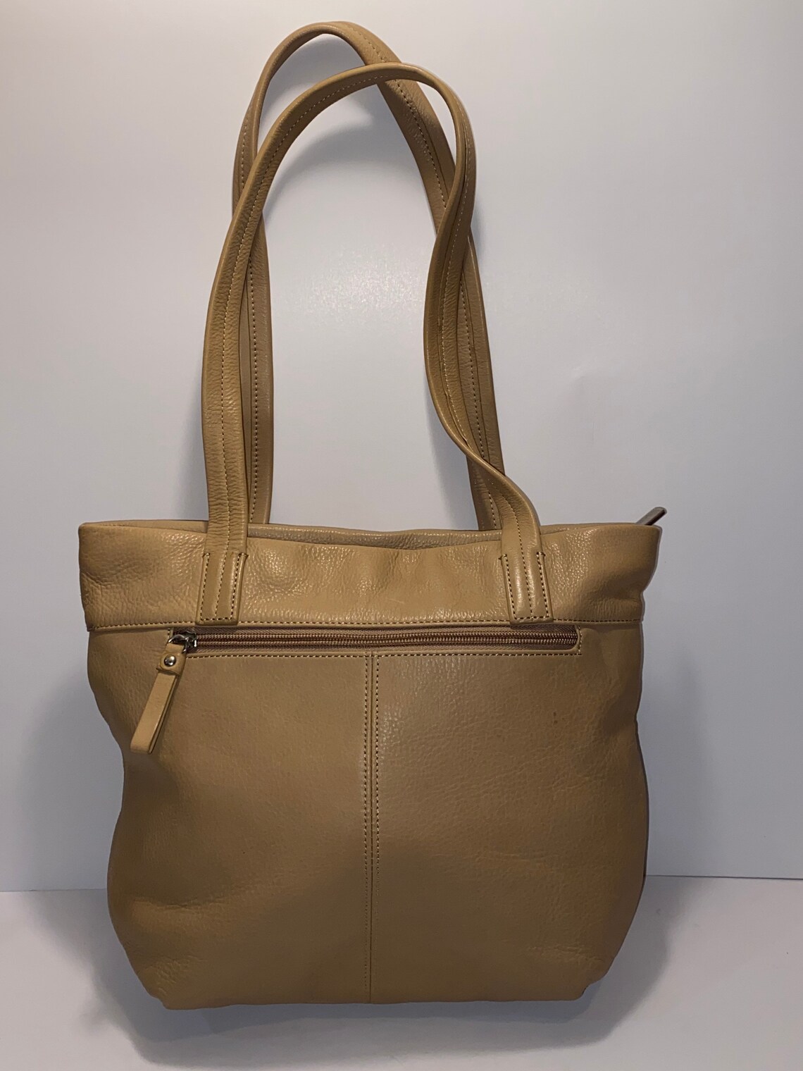 Vintage Giani Bernini Leather Handbag Shoulder Bag in Light Etsy