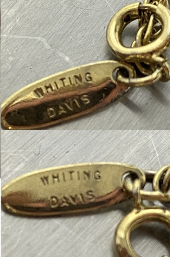 Gorgeous Estate Gold Colored Whiting & Davis Rope… - image 10