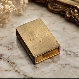 Sterling Silver Matchbox Holder - Etsy