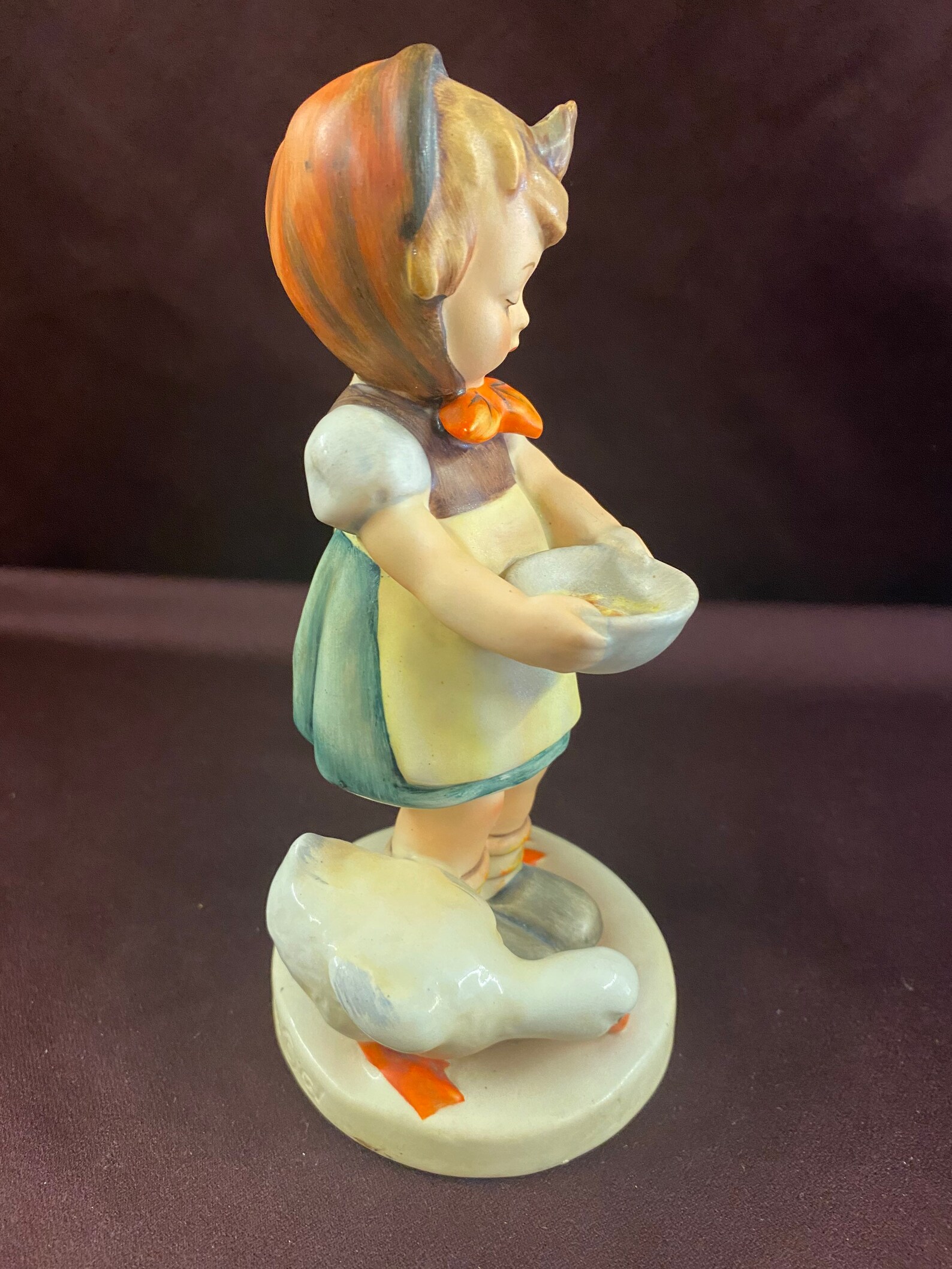 Vintage Hummel Goebel Bee Girl Feeding Geese Ducks TM2 Etsy