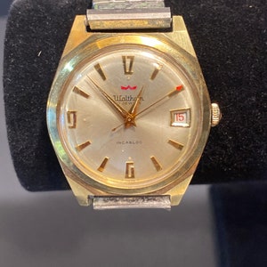 Waltham 17 jewels swiss deals watch
