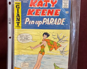 Vintage Katy Keene Archie Comics Pin Up Parade Giant Series Etsy France