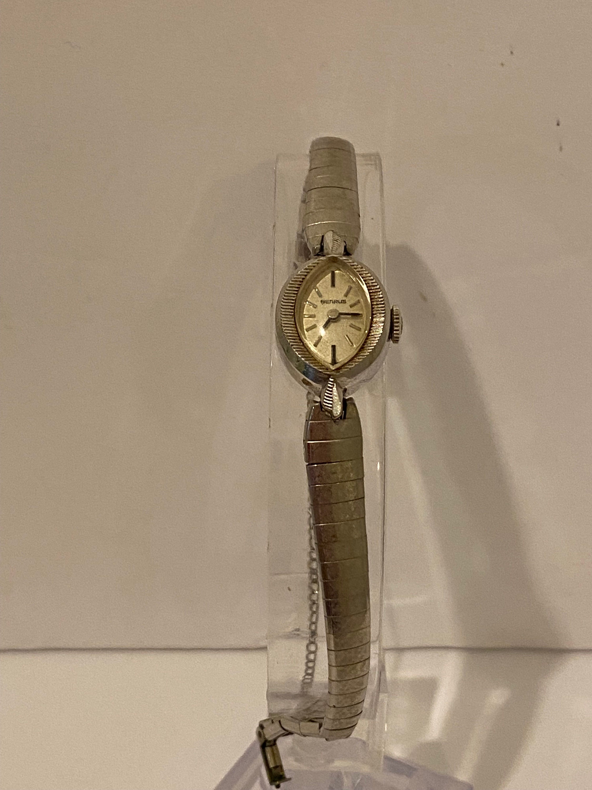Vintage Benrus Wrist Watch, Ladies Antique Wristwatch, Works  display picture 1
