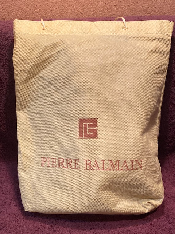 Vintage Pierre Balmain Extremely Soft Leather Bro… - image 8