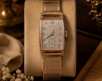Vintage Hamilton 10K Gold Filled Men's Watch - Speidel Band - Etsy