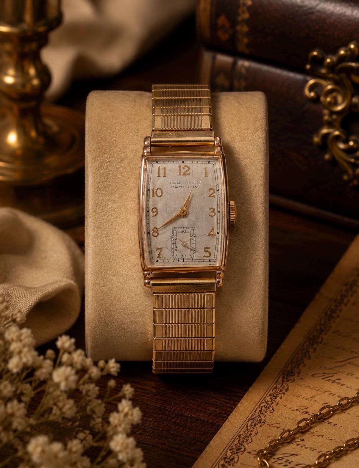 Vintage Hamilton 10K Gold Filled Men's Watch - Speidel Band - Etsy