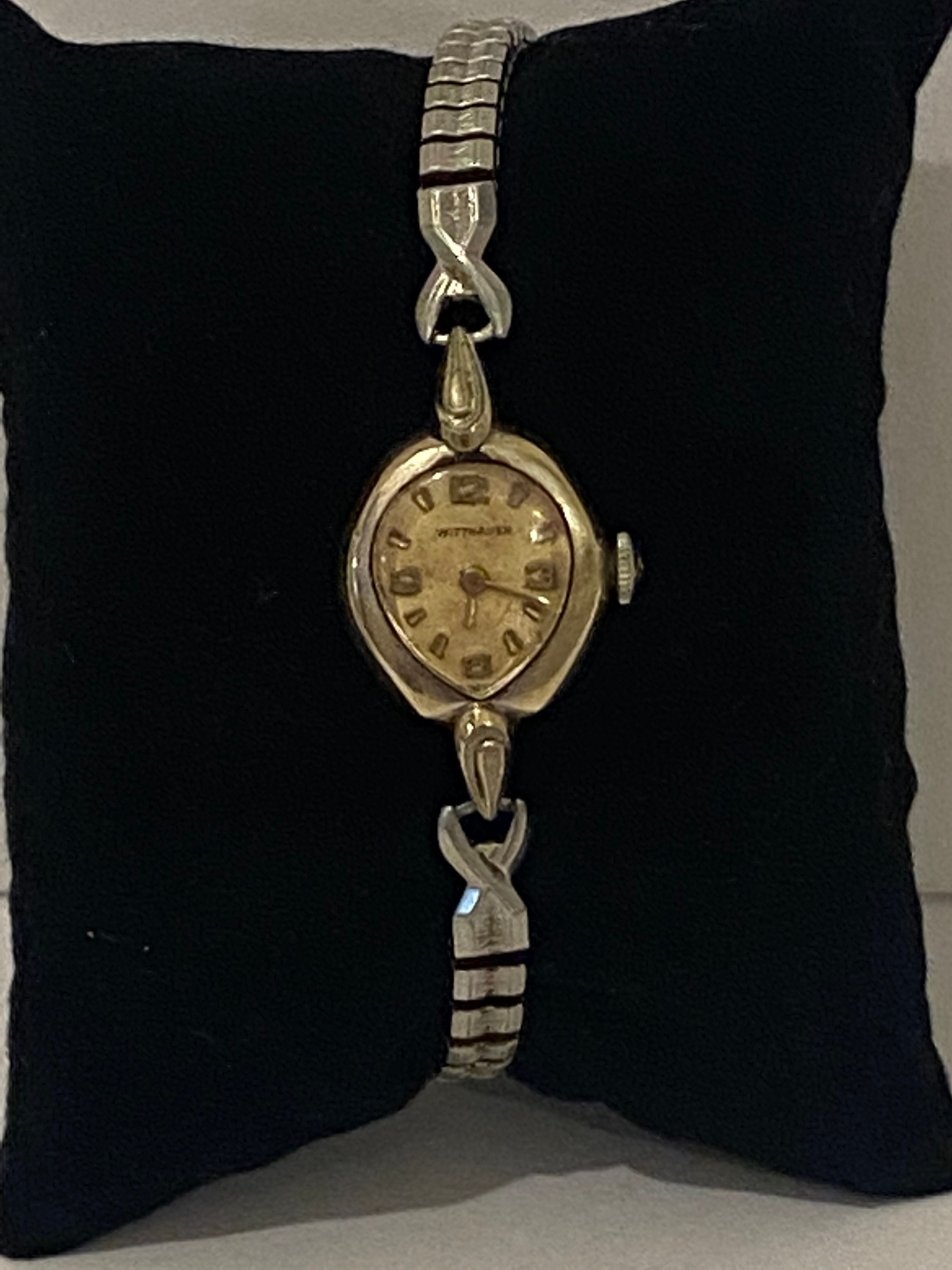 Vintage Wittnauer Ladies Watch: 10K RGP Bezel, Stainless  display picture 1