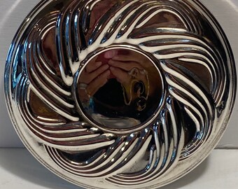 Vintage Wallace Sterling Silver Pocket Mirror: Purse Accessory