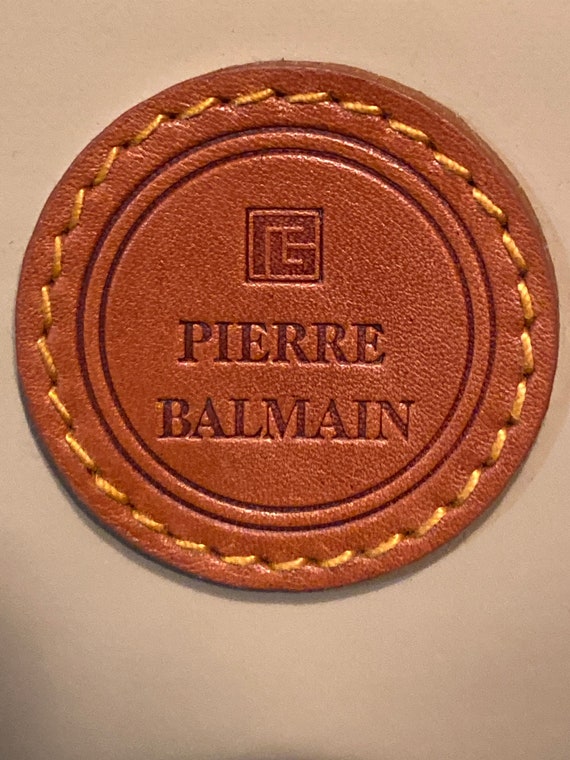 Vintage Pierre Balmain Extremely Soft Leather Bro… - image 5