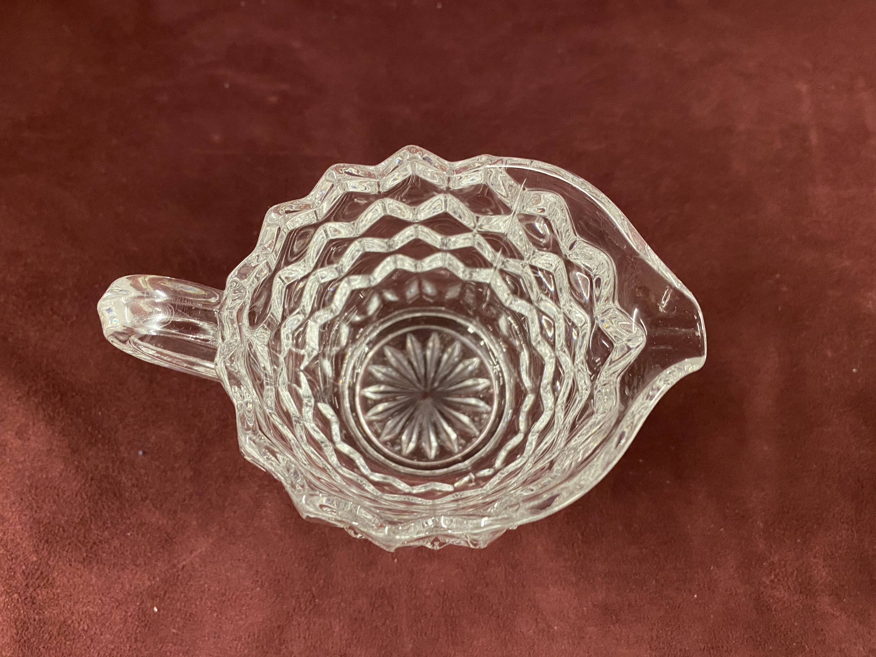 豊富な商品から Fostoria Vintage Crystal and Creamer Pattern American Glass その他