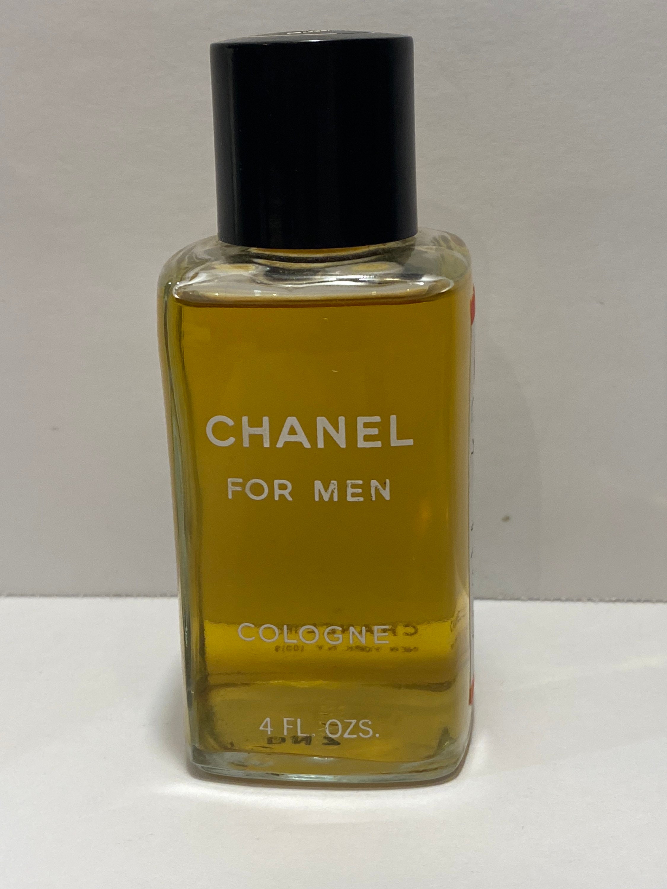 Vintage Chanel for Men Cologne 4oz Bottle No Box Slightly 