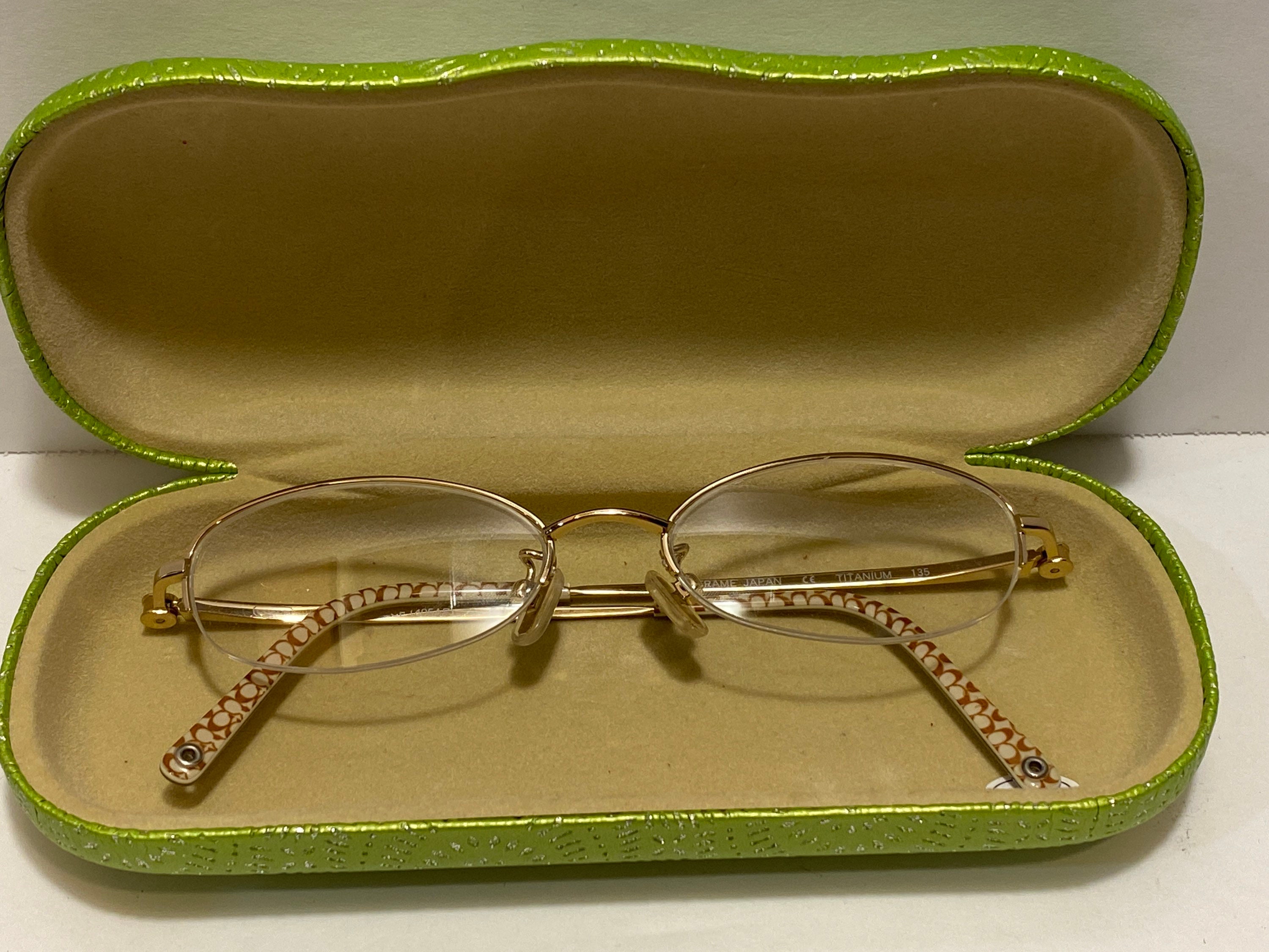 Vintage Coach Reading Glasses or Reader Glasses Reece 405AF Golden