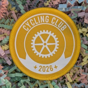 Cycling Club 2026 badge/patch