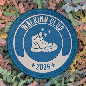 Walking Club 2026 badge/patch