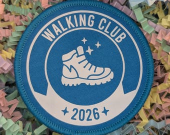 Walking Club 2026 badge/patch