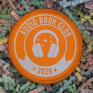 Audio Book Club 2026 badge/patch