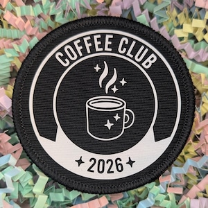 Coffee Club 2026 badge/patch