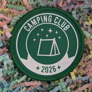 Camping Club 2026 badge/patch