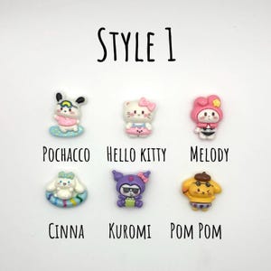夏をテーマにしたかわいいキャラクターのシューチャームなど！