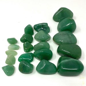 Green Aventurine Tumbled Stone for Good Luck, Discounts, Aventurine Crystal to Attract Money, Aventurine Stone for Love, Crystal Healing. image 3