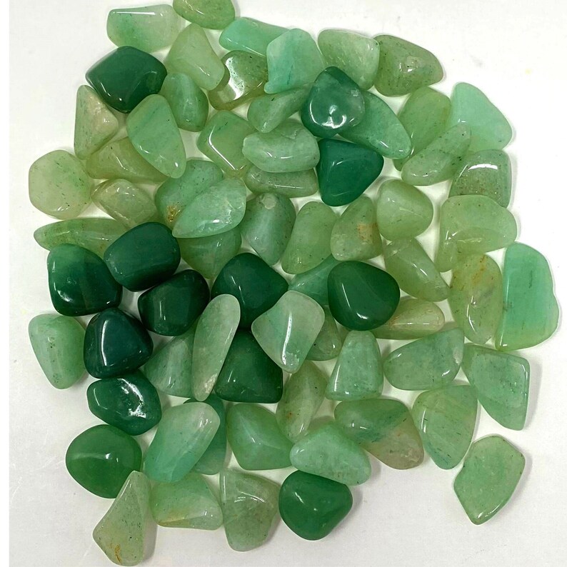 Green Aventurine Tumbled Stone for Good Luck, Discounts, Aventurine Crystal to Attract Money, Aventurine Stone for Love, Crystal Healing. image 9