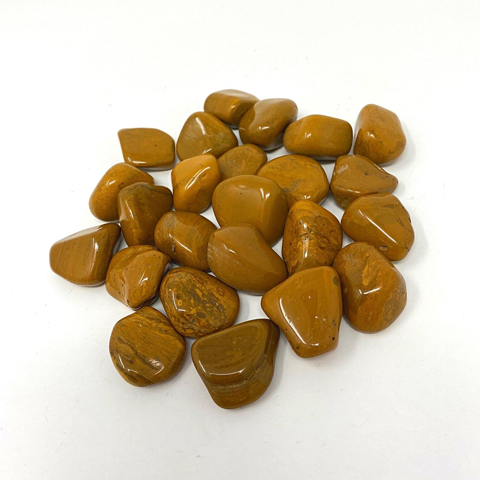 Yellow Jasper Tumbled. Healing Stone. Jasper Polished Crystal. Etsy