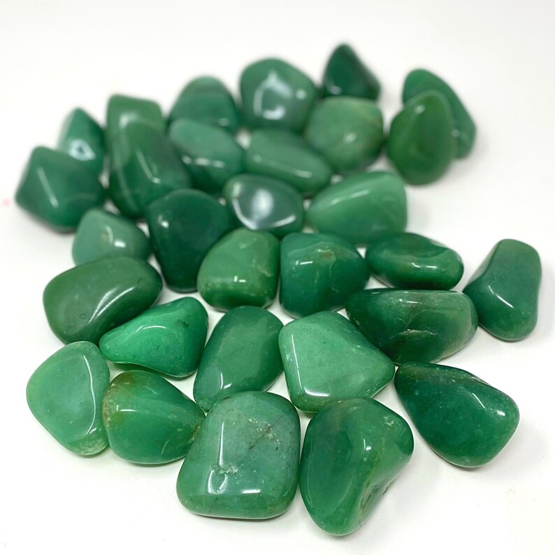 Green Aventurine Tumbled Stone for Good Luck, Discounts, Aventurine Crystal to Attract Money, Aventurine Stone for Love, Crystal Healing. image 4