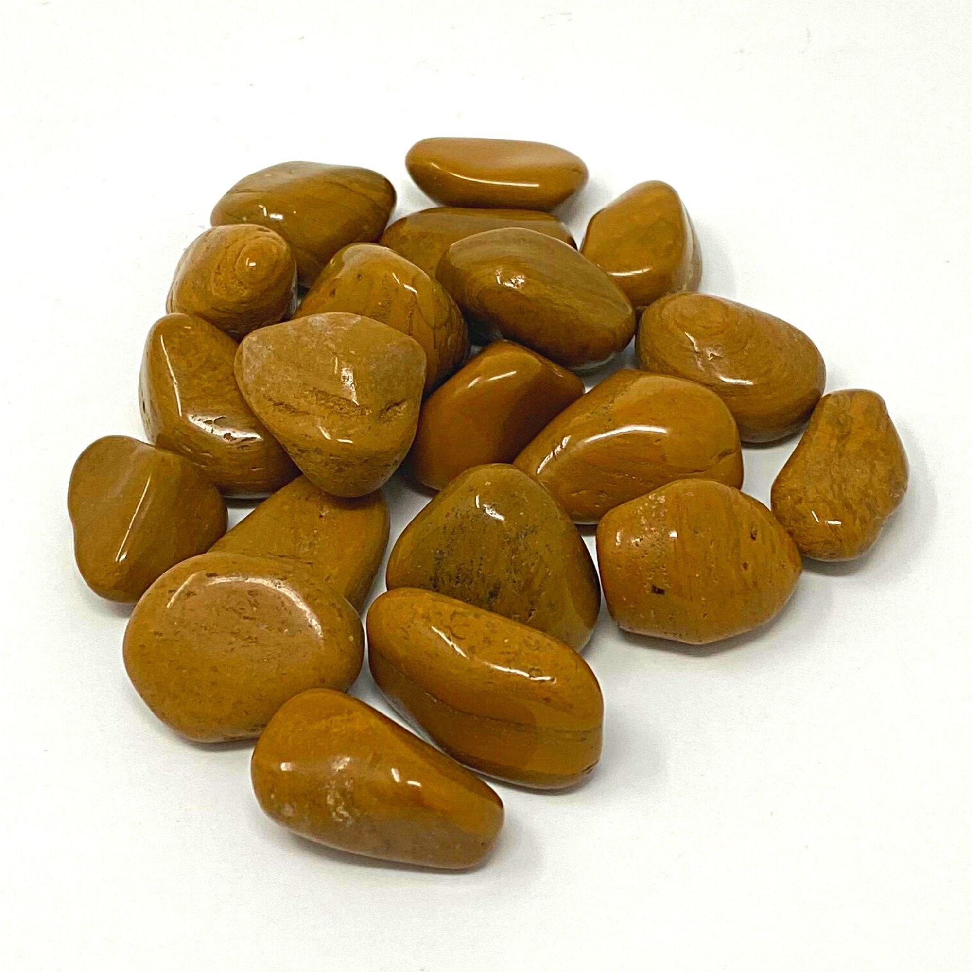 Yellow Jasper Tumbled. Healing Stone. Jasper Polished Crystal. Etsy