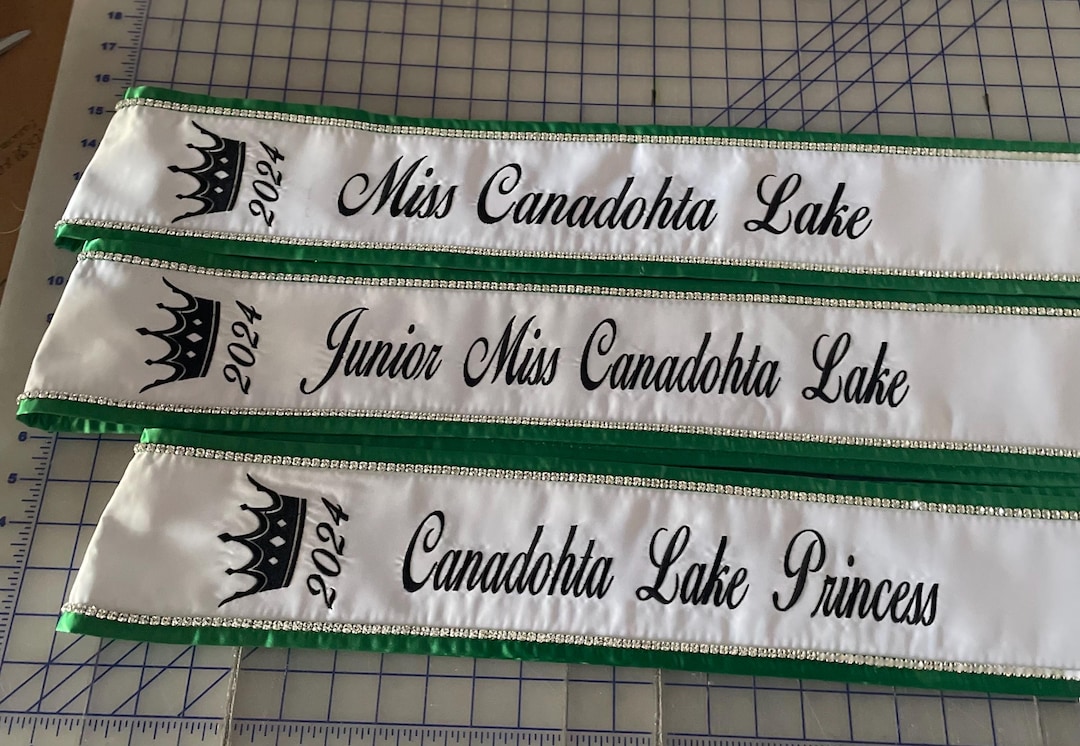 Pageant Sashes With Rhinestone’s / Heavyweight Satin - Etsy