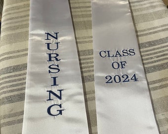 Nursing /2024  Pointed Graduation Stole