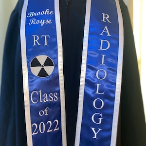 RT RADIOLOGY Graduation Stole