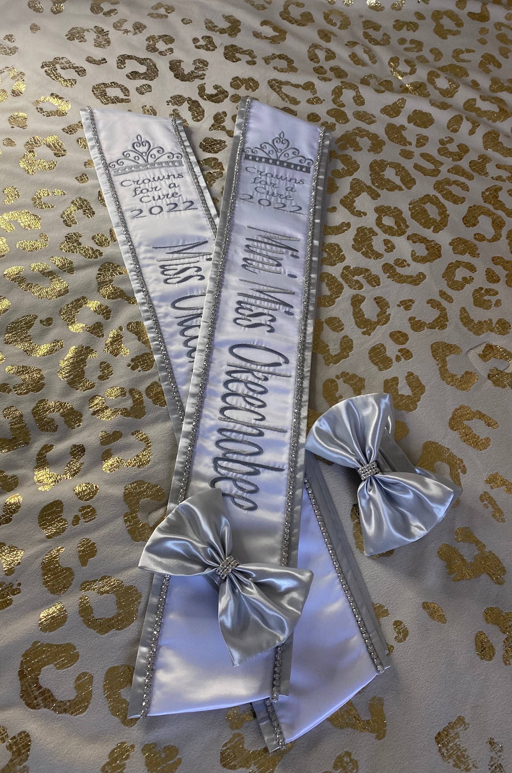 Pageant Sashes With or Without Rhinestones /heavyweight Satin Etsy