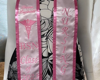 BSN NURSING Personalized Embroidery Graduation Stole