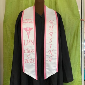 LPN NURSING Personalized Graduation Stole