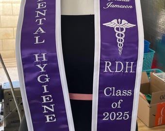 Dental Hygiene Graduation Stole