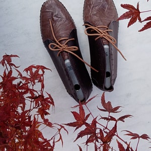 Handmade leather moccasins shoe - two colors