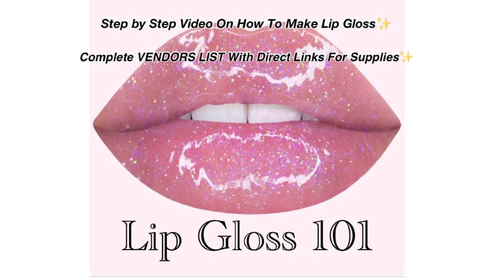 How To Make Lip Gloss And Complete Vendors Supply List/ Step Etsy