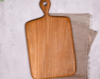 Teak Wood Cutting Board - 9 Variants Natural Chopping Board - Bread Board - Serving Tray - Wooden Cutting Board